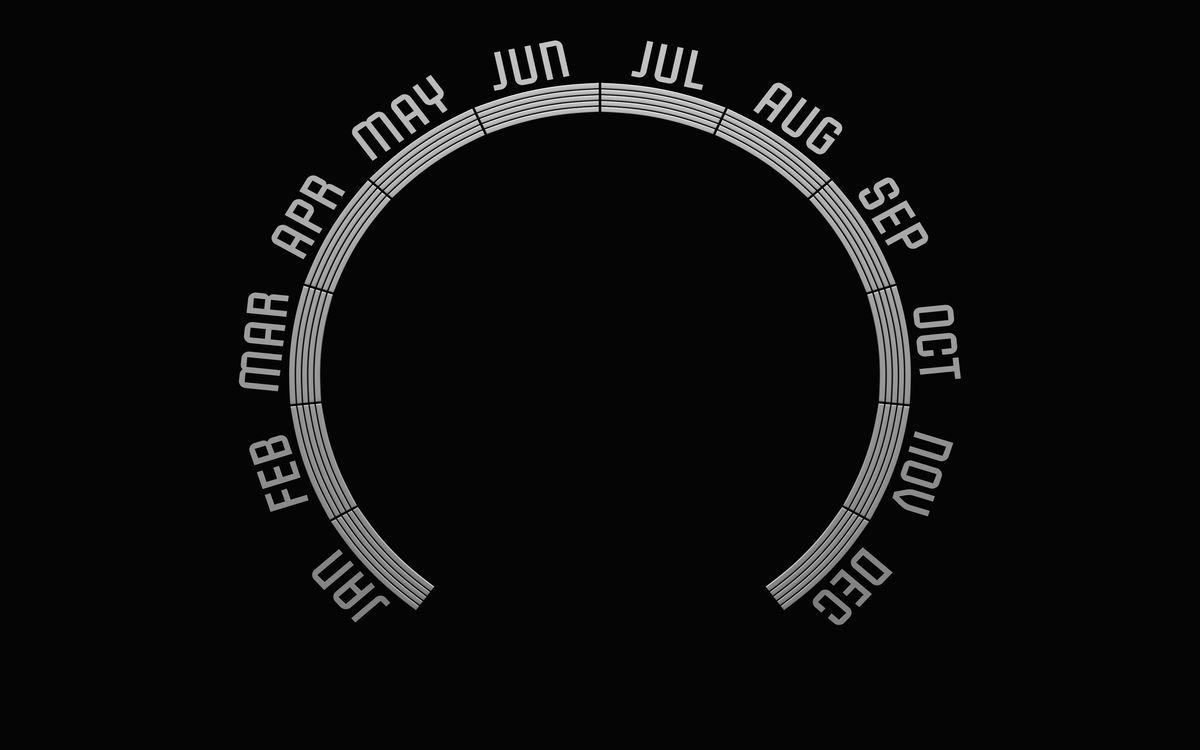 Pure CSS animated clock face with smooth second-hand motion